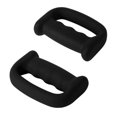 thumbnail image 3 of koolsoo 2 Pcs Haltères de Boxe Prise en Forme de D Poids à Main pour Exercices d'Aérobic Marche Noir, 3 of 9