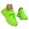 thumbnail image 1 of Dakaela Chaussures de Marche pour Femmes à Enfiler Tennis Course Espadrilles 2025 Mode Décontractée Chaussures pour Femmes Vert 9, 1 of 8