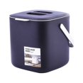 thumbnail image 1 of Kitchen Double Layer Trash Can with Lid Wall-mounted Food Stable Placement Dry Waste Baskets Recycling Rubbish Container Storage Bin Home, 1 of 6