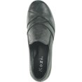 thumbnail image 3 of Kozi Soulier Mocassin Décontracté Confortable pour Femmes à Enfiler OY5317 avec Bout Rond et Goussets Doubles Noirs, 3 of 8
