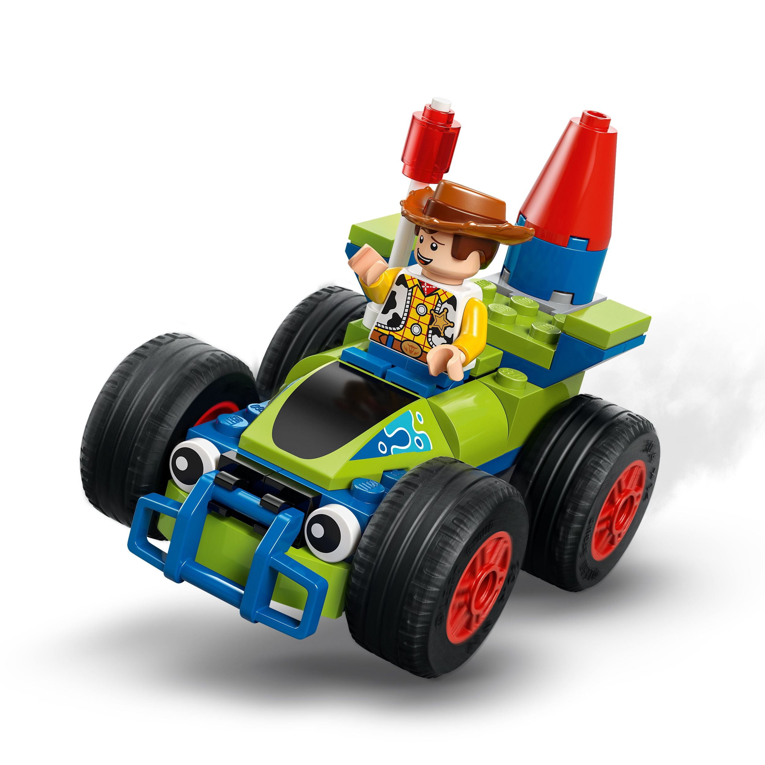 LEGO Disney et Pixar Le train en Fête et la Voiture RC de Toy Story, Ensemble de Jeu de Construction 43264