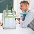 thumbnail image 2 of Cameland Handheld Book Bag Thickened Tutoring Bag Elementary School Tutoring Bag Double-layer Large Capacity Mesh Textbook Storage Bag, 2 of 7