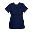 thumbnail image 3 of Sivvan Womens Scrub Set - Multi Pocket Cargo Pants & Stylish Mock Wrap Top, 3 of 6