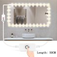 thumbnail image 1 of USB 5V Makeup Mirror Vanity LED Light strip Inductive dimming Adjustable Lighted Make up Mirrors Cosmetic vanity table lights ,Widely Use, 1 of 7