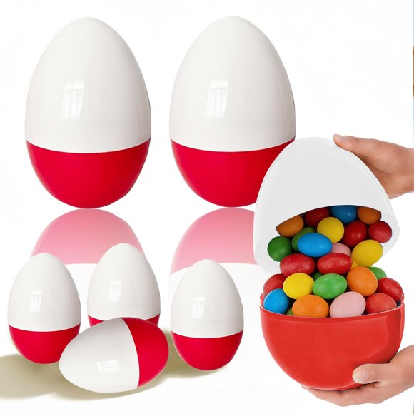 Fzsteel Oeuf de Pâques Remplissable Résistant aux Chocs - Décor Festif de Pâques, Parfait pour les Paniers-Cadeaux et les Articles de Fête, 11,8 Po