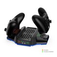 thumbnail image 3 of Cooling Stand and Charging Station for Xbox Series S with RGB Lights, Dual Controller Charger and Cooling Fan Accessory for XSS Console with 2 Rechargeable Battery Packs, 3 of 7