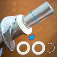thumbnail image 2 of Electric Meat Mincer Auger Screw Parts Fit for Caliber 55mm Home Kitchen Tools, 2 of 6