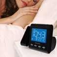 thumbnail image 4 of Magnasonic Projection Alarm Clock with AM/FM Radio, Battery Backup, Auto Time Set, Dual Alarm, Nap/Sleep Timer, Indoor Temperatur, 4 of 9