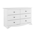 thumbnail image 1 of Prepac Monterey White Children’s 6-Drawer Dresser, 1 of 9
