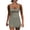 Grey, variant on Summer Tennis Romper Dresses for Women Racerback Athletic Dresses Built in Shorts Hollow Back Exercise Womens Golf Outfit, Dark Gray, L