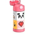 thumbnail image 3 of Bouteille isolée à pression de 12 Oz avec paille Funtainer de Thermos, Fille Minecraft, 3 of 6