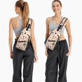 thumbnail image 2 of Japanese Sushi Roll Kawaii Sushi Lover Lightweight Travel Sling Backpack Durable Fashionable Multipurpose, 2 of 6