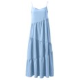 thumbnail image 4 of EGNMCR Robes de Vacances pour Femmes Robe d'Été Décontractée Ample pour Femmes à Bretelles Plage Longue Maxi Robes d'Été pour Femmes, 4 of 6