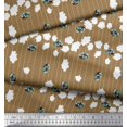 thumbnail image 2 of Soimoi Velvet Fabric Stripe & Floral Artistic Printed Fabric 1 Yard 58 Inch Wide, 2 of 3