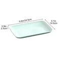 thumbnail image 3 of Rectangular Salad Plates Rectangular Plastic Plates Large Plates Hot Pot Barbecue Plastic Sausage Plates Fruit Plates BBQ Party Decorations, 3 of 6