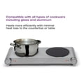 thumbnail image 5 of Salton Stainless Steel Infrared Cooktop Double Burner 1800W, HP1269, 5 of 5
