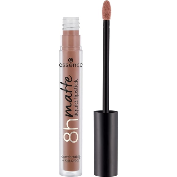Essence 8 H Rouge à Lèvres Liquide Mat – Longue Tenue, Anti-Bavures, Végane – Cinnamon Spice (01)
