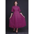 thumbnail image 2 of Bimba Robe Chemise Décontractée Géométrique pour Femmes Imprimée Mi-Mollet Robe de Soirée-TTG, 2 of 5