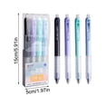 thumbnail image 3 of Cagogo Erasable Pen Refills, 0.5mm Click Retractable Refill Cartridges, Blue and Black Erasable Ink, Friction Eraser, for Study Supplies, Office Stationery, Homework and Note Taking, 4-Pack, 3 of 8