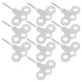 thumbnail image 1 of LHCER Threaded Nail,Twisting Nail,10Pcs Luminous Three Eyes Thread Tent Peg Nails Outdoor Camping Board Screw Plastic Tip, 1 of 8