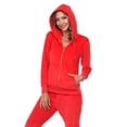 thumbnail image 4 of White Mark Women's 2 Piece Velour Tracksuit Set, 4 of 6