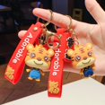 thumbnail image 3 of Doll Pendant Creative Skin-friendly Unscented Cartoon Tiger Key Ring for Daily Life, 3 of 8