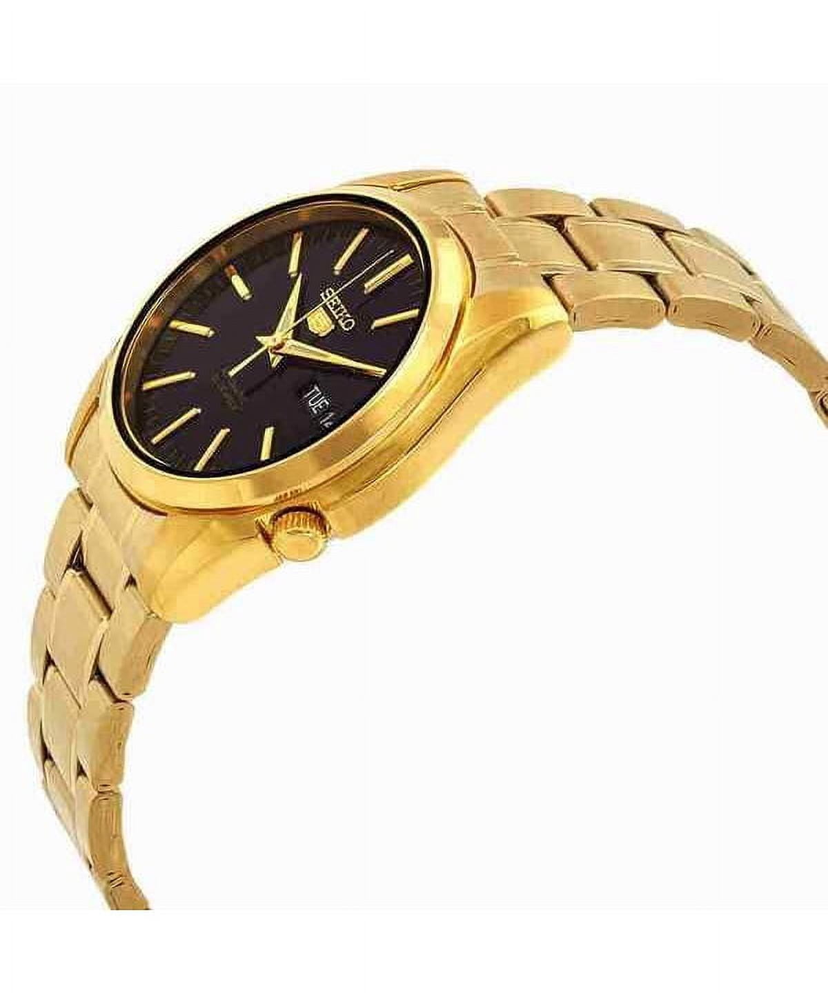 NWT Seiko Series 5 Automatic Gold Dial Men\'s Watch Seiko 5 SNKL86 Men main image 4