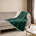 thumbnail image 5 of Hearth & Gear Double Layer Flannel Blanket For Year Round Warmth And Comfort Woolen Blankets Size Thin Blanket Heavy Blankets Full Size Full Size Blankets for Bed Winter Soft Blanket Winter Heavy, 5 of 5