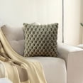 thumbnail image 3 of Yhmxh Pillow Covers Throw Pillow Covers Pillow Protector Weaving Snowflake Velvet Solid Color Pillow Office Sofa Lumbar Support Pillow Bedside Support Pillowcase Cushion Cushion Cover, 3 of 7