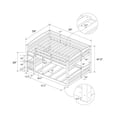 thumbnail image 4 of DHP Sierra Full-Over-Full Floor Bunk Bed, 4 of 8