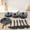 Black, variant on 13-Piece Non-Stick Cookware Set, Heavy Duty Maifan Stoneware Pots Pans with Glass Lids, Complete Kitchen Set for Frying Boiling Stewing Includes Spatulas, Pink