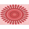 thumbnail image 1 of Ahgly Company Machine Washable Indoor Rectangle Transitional Pastel Pink Area Rugs, 2' x 3', 1 of 7