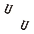 thumbnail image 4 of relayinert Durable And Rustproof Metal House Number Plaque Impeccable Door Decoration Easy To Install Metal Letters House Numbers B17--U 2Set, 4 of 6