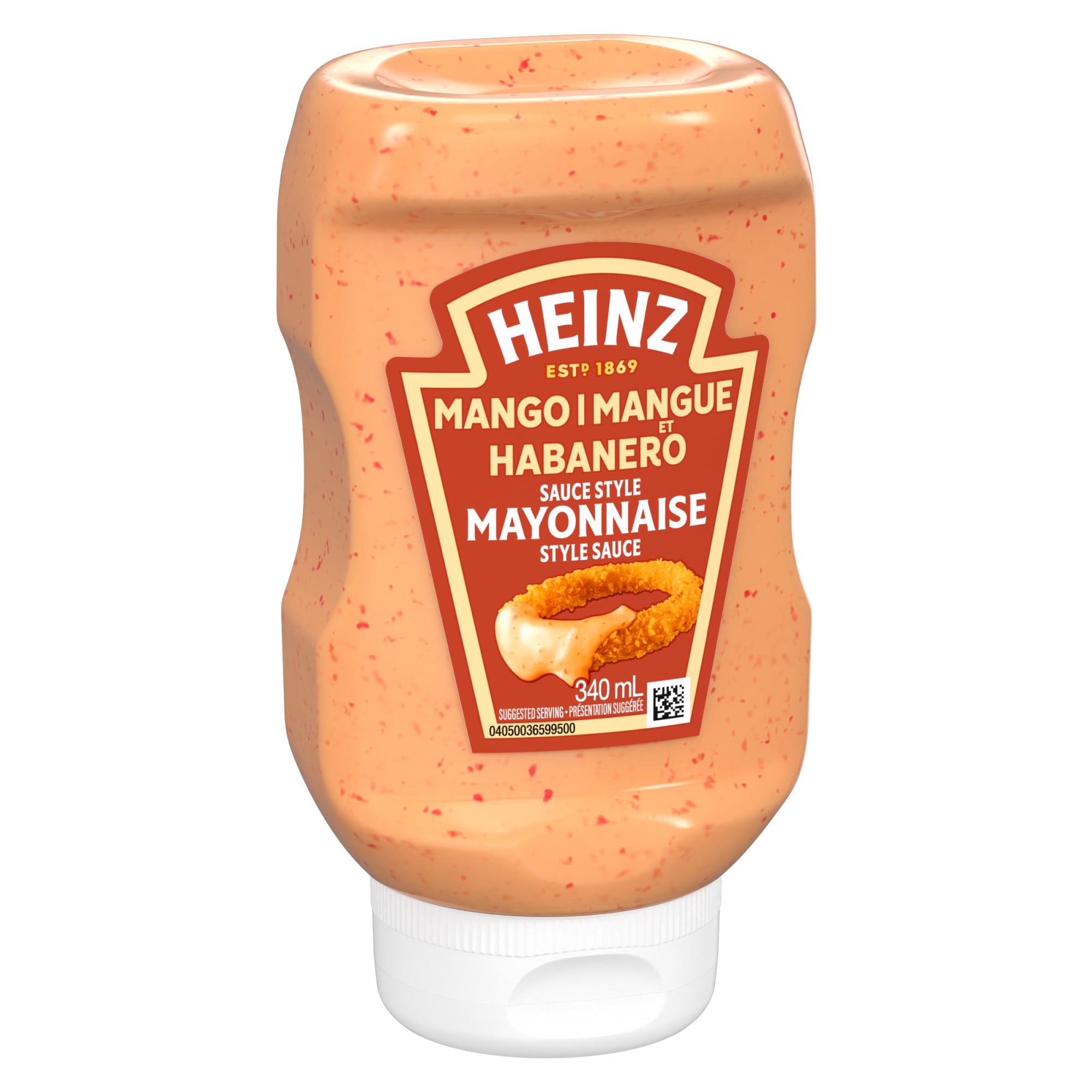 Sauce Style Mayonnaise À La Saveur De Mangue Et Habanero, Bouteille