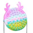 thumbnail image 1 of Kmbangi Decompression Handbag/Messenger Bag+ Cartoon Anti-anxiety Change Purse, 1 of 3