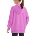 thumbnail image 4 of Chandail à Capuchon pour Bébé Fille en Liquidation, Col Rond, Coupe Ample, Chandail à Capuche, Mode pour Enfants, Manches Longues, Haut à Enfiler, 4-14 Ans, pour Filles et Garçons, Chandails à Col Rond pour Bébé, Roses, 13T, 4 of 6