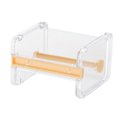 thumbnail image 1 of Washi Washi Tape Dispenser Cutter Transparent 2 Serrated Bars ABS Plastic Stackable Tape Holder Dispenser for Storage, 1 of 5