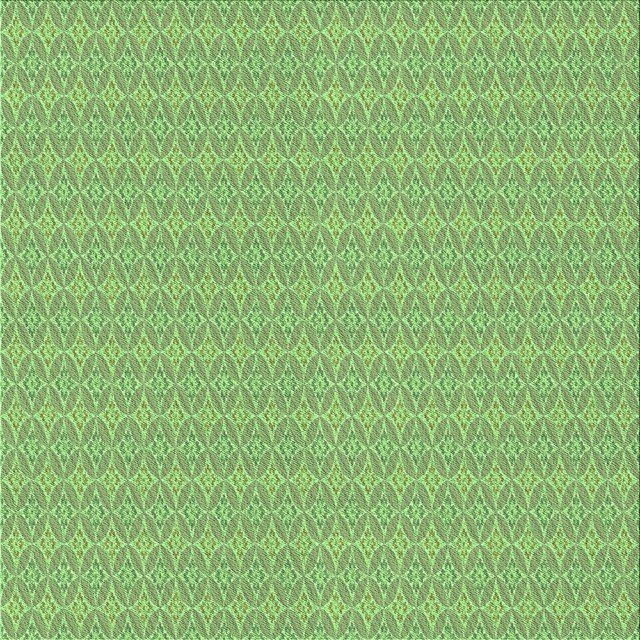 Ahgly Company Machine Washable Indoor Square Transitional Green Onion Green Area Rugs, 7' Square