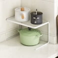 thumbnail image 1 of Dvkptbk Kitchen Cabinet Shelves Counter Storage Rack Kitchen Spice Rack Bathroom Bedroom Desk Space Saving Stackable Countertop Shelf Storage Rack Organization and Storage, 1 of 6