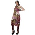 thumbnail image 4 of Moomaya Robe Kurti à une Épaule Imprimée pour Femme, Sans Manches, à Col Bénitier, Style Bohème, Tenue de Soirée de Designer, 4 of 7