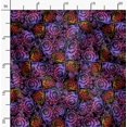 thumbnail image 2 of Soimoi Black Poly Georgette Fabric Shells Ocean Print Fabric by the Yard 52 Inch Wide, 2 of 6
