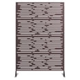 thumbnail image 2 of Edtara Modern Freestanding Privacy Screen, Rustproof Metal Fence Panel With Leaves Motif, Weather-Resistant Decorative Divider for Patio, Balcony, Deck, Garden and Interior Spaces, 2 of 8