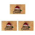 thumbnail image 4 of Maytalsory Soft And Comfortable Christmas Doormats Water Absorption For Easy To Clean Christmas hat 3Set, 4 of 6