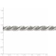 thumbnail image 5 of Sterling Silver 8mm Diamond-cut Polished 8 Sides Rope Chain (Weight: 171.39 Grams, Length: 30 Inches), 5 of 5