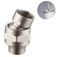 thumbnail image 1 of on Sale Goohae 1PC Universal Joint, Shower Connector Ball Joint Shower Head Swivel Ball Adapter Adjustable Shower Arm Extension Bright, 1 of 9