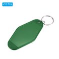 thumbnail image 3 of Unique Bargains Vintage Motel Keychain Blank Hotel Keychains Rhombus Retro Key Tag, Olive Green, 10 Pack, 3 of 7