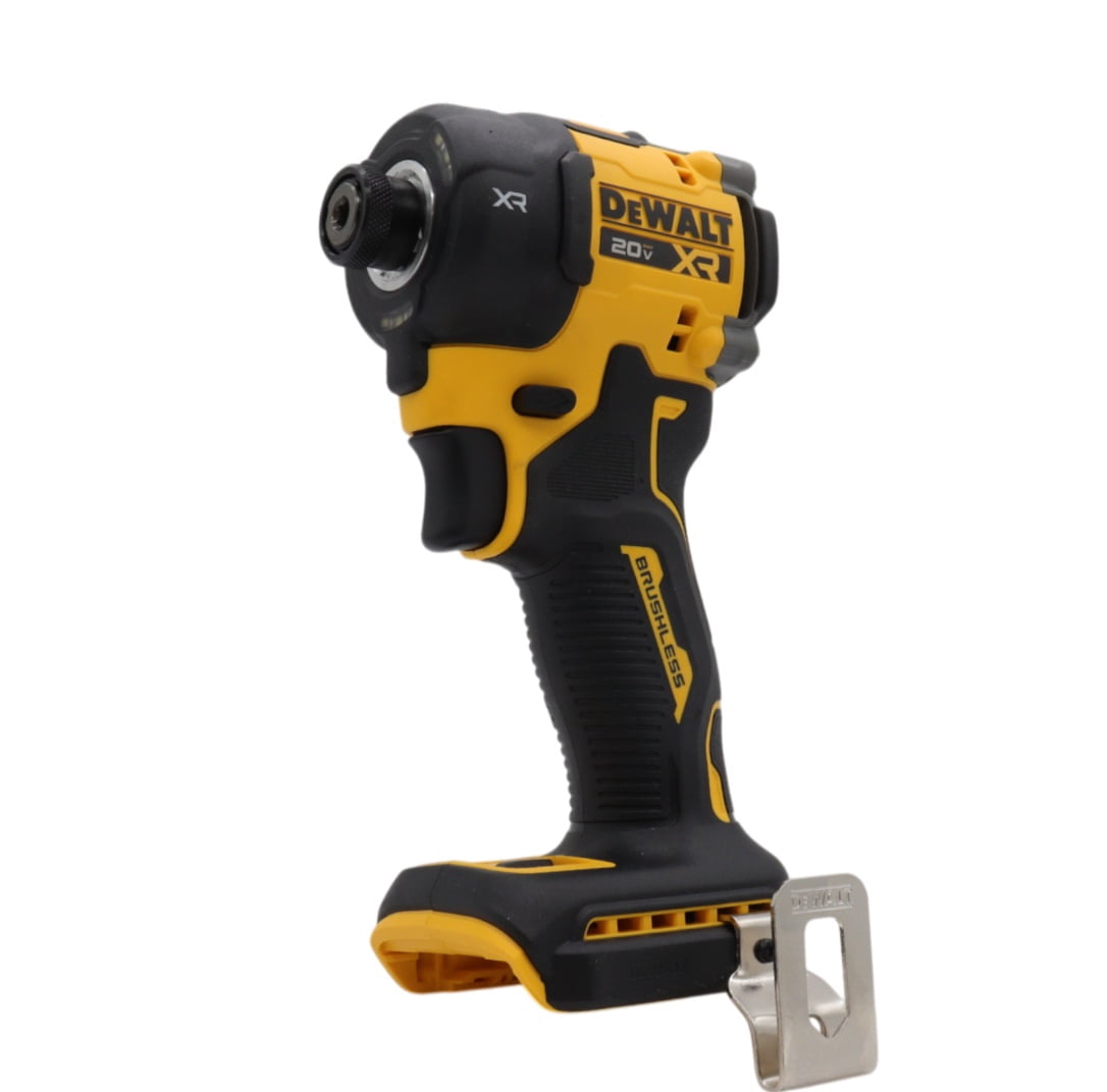 DeWALT DCF870B - 20V MAX* XR Compact Cordless Quiet Hydraulic Impact Driver - 1/4″ Hex, 500 in-lb Torque, 0-3000 RPM, 4200 IPM, LED (Tool-Only)