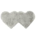 thumbnail image 1 of Unique Bargains Wool Imitation Sheepskin Rugs Faux Fur Double Heart Shaped Area Rug for Bedrooms Living Room Mats, 1 of 9