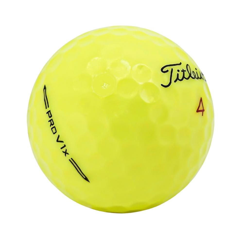 Mulligan - 36 balles de golf récupérées Titleist Pro V1x 2024 5A Mint, jaunes