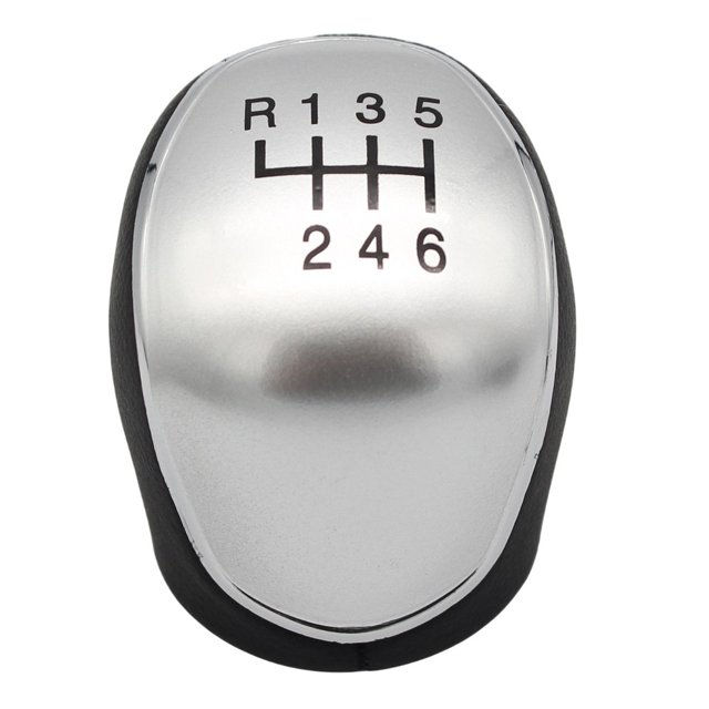 For Ford Gear Shift Knob Manual Shifter Black White ABS Leather Design